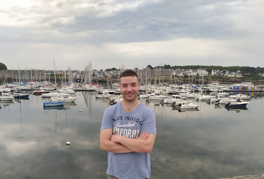 Romain Debrac, futur Marin Mécanicien