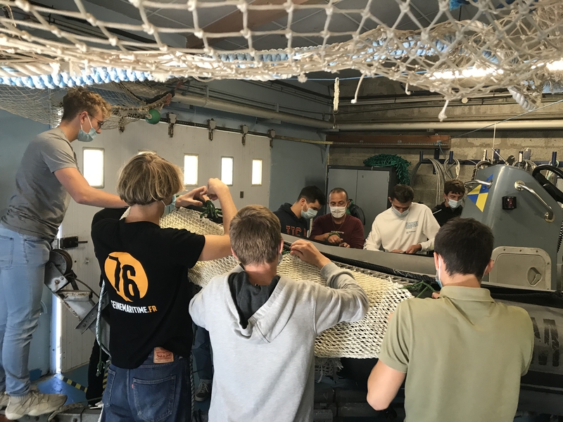 Les filets sont prêts pour équiper les semi-rigides des Affaires Maritimes