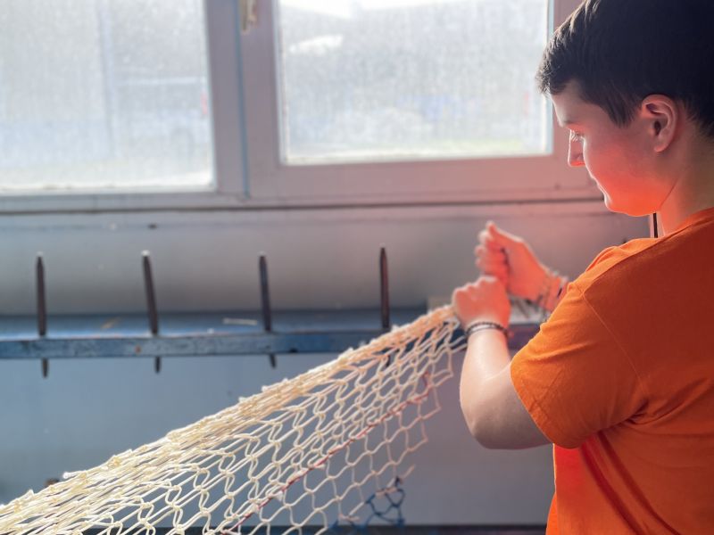 L'atelier de ramendage se prépare pour les portes ouvertes