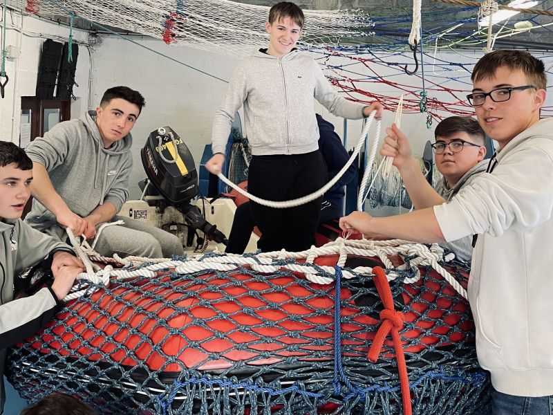 L'atelier de ramendage se prépare pour les portes ouvertes