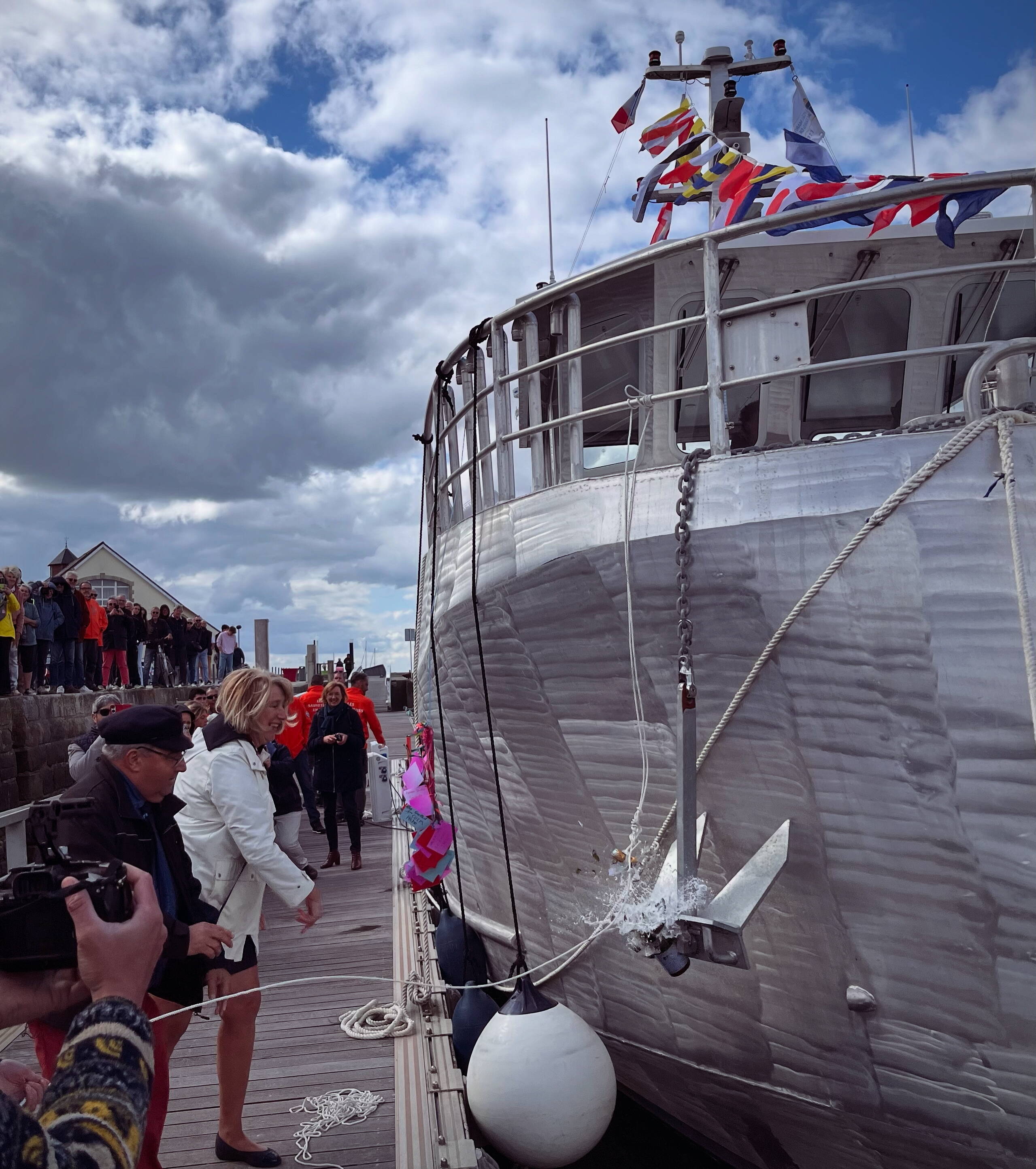 Inauguration du Lymaret II : le nouveau navire école accueilli en rade de Lorient