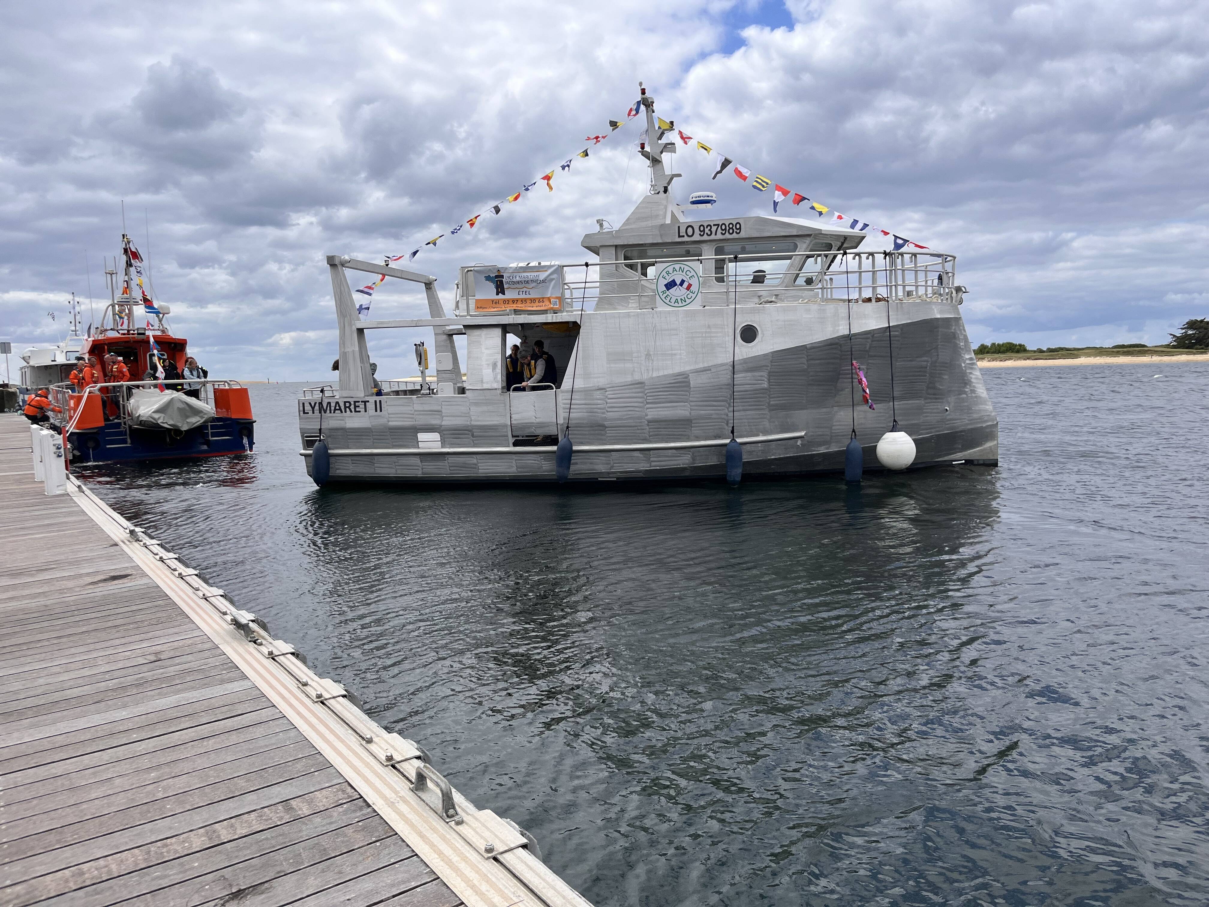 Découvrez en image notre nouveau navire école, le Lymaret II.