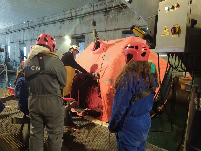 La classe Terminale CGEM en formation CAEERS à Lorient