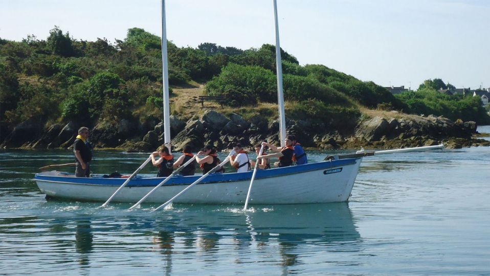 Les élèves du lycée embarquent sur le "Porniscop"