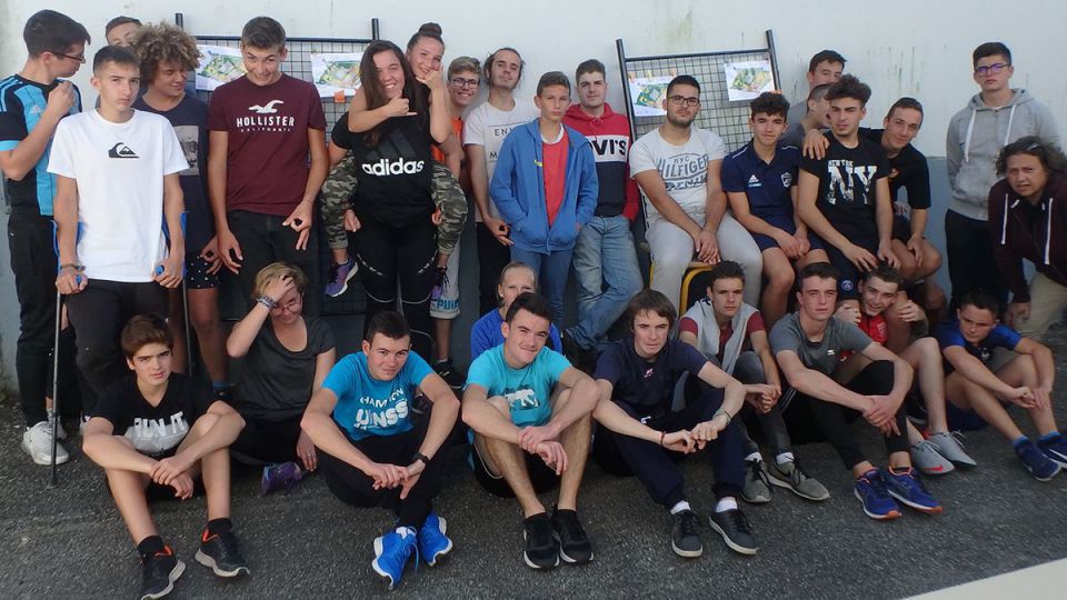 Course d’orientation pour les classes de 2de au lycée maritime à l’occasion de la journée du sport scolaire