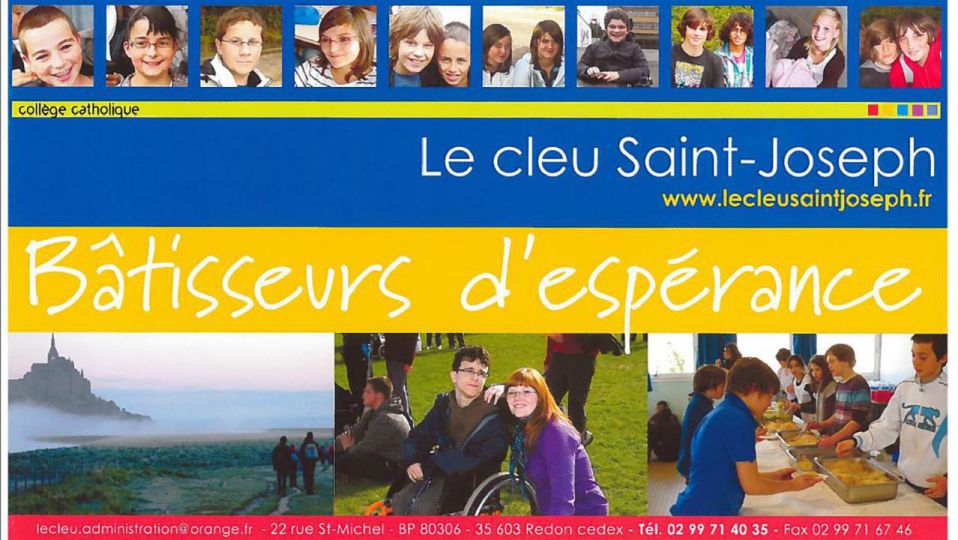 Visite du collège le Cleu Saint Joseph