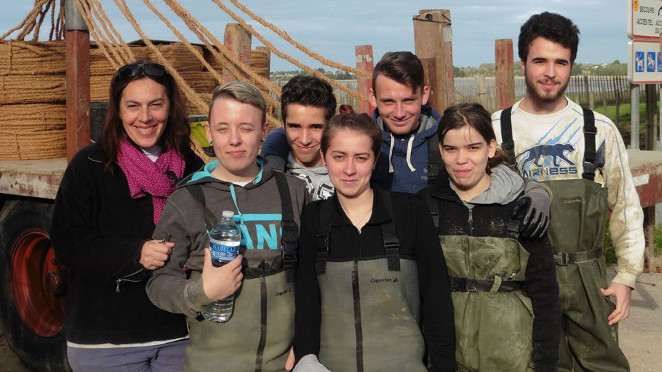 Les élèves de seconde Cultures Marines en visite professionnelle