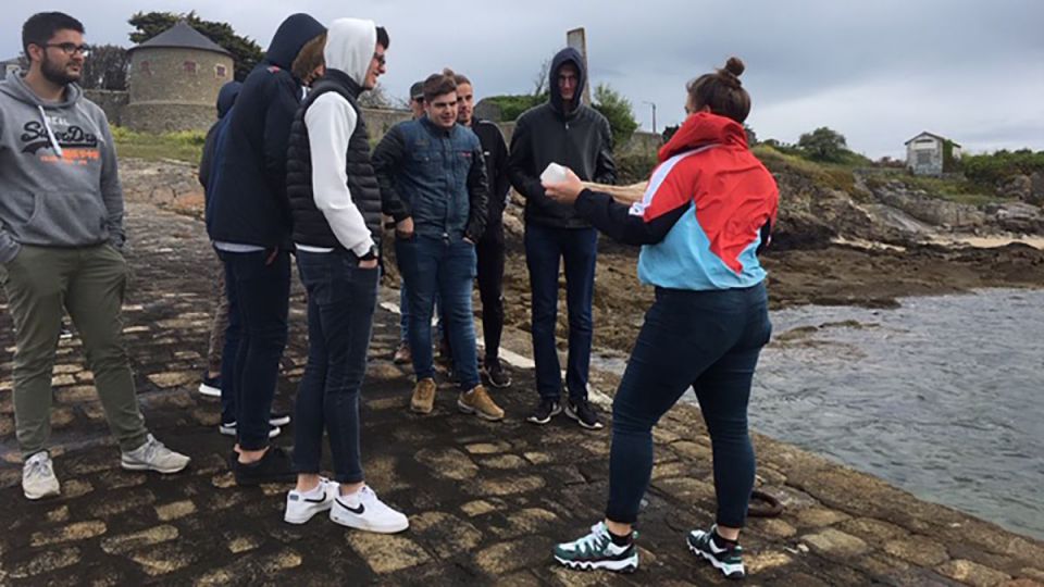 La classe de seconde option cultures marines en visite à l’observatoire du plancton