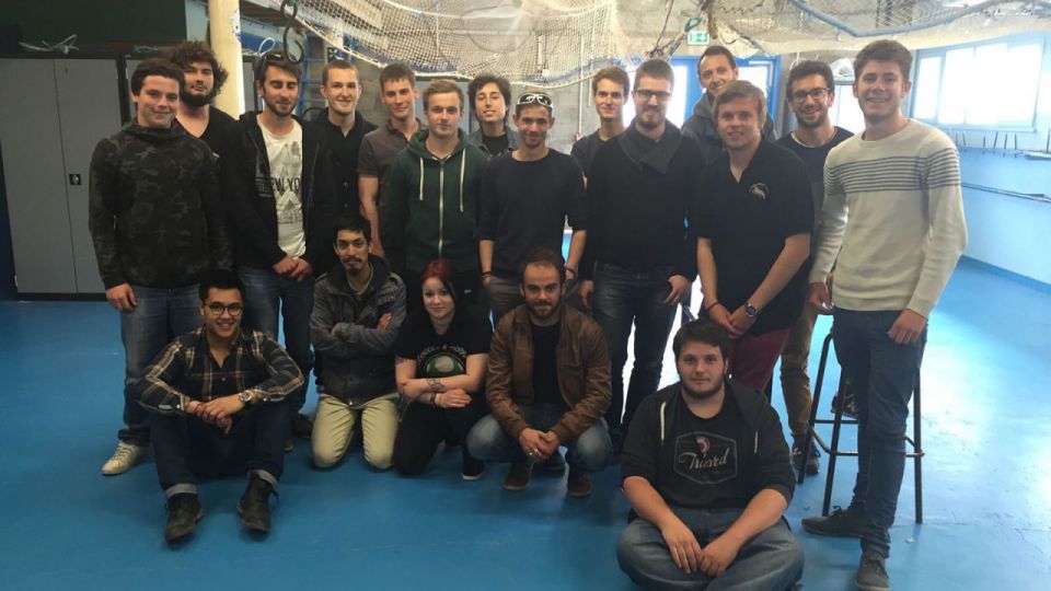 Les étudiants du BTSM PGEM du lycée maritime de Sète rencontrent les étudiants de la classe de Mise à Niveau Maritime PGEM